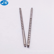 Pump Shaft CNC Lathe Machining Cylindrical Grinding Strict Tolerance Stainless Steel 304 Micro Machining Turning Worm Shaft OEM